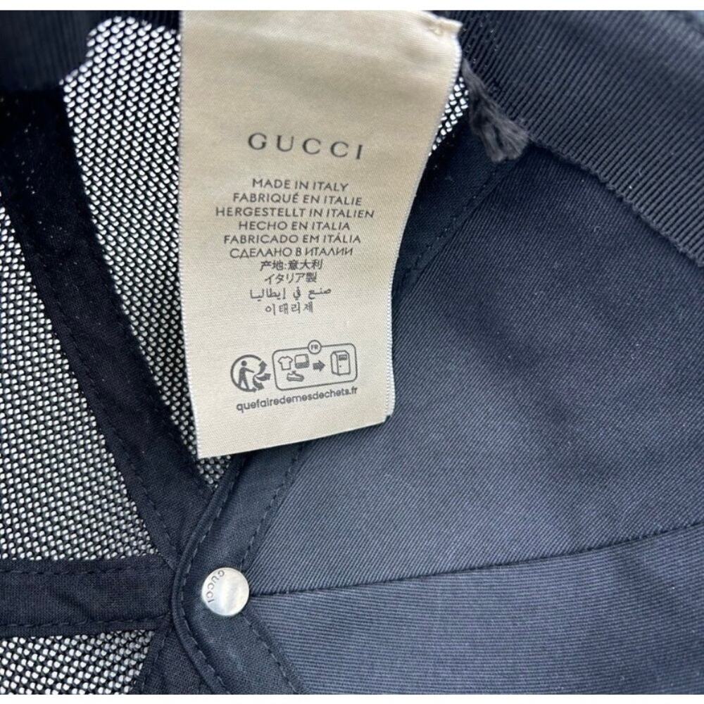 Unisex Gucci embroidered baseball cap size extra small adjustable made in Italy - Picture 7 of 8